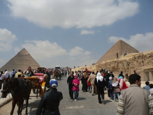 Foto Pyramiden Gizeh: Vlkerwanderung