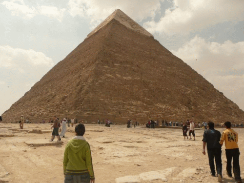 Foto Pyramiden Gizeh: Chephren-Pyramide