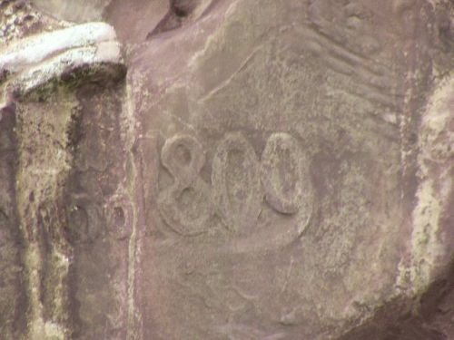 Photo : inscription Anno 1809