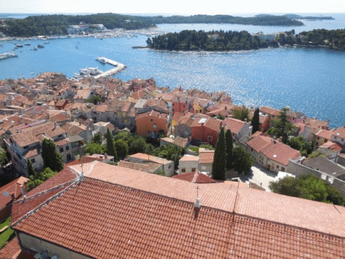 Photo Rovinj: Sight from the bell tower of St. Eufemia's basilica