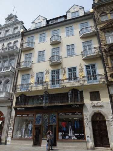 Foto Karlovy Vary: Goethe-Haus gesamt