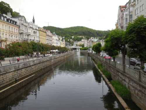 Foto Karlovy Vary: Flsschen Tepl