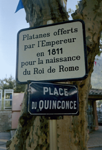 Foto Inschrift Buis-les-Baronnies: Geburt des Knigs von Rom
