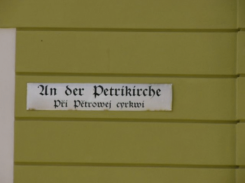 Photo Bautzen: nom de rue An der Petrikirche