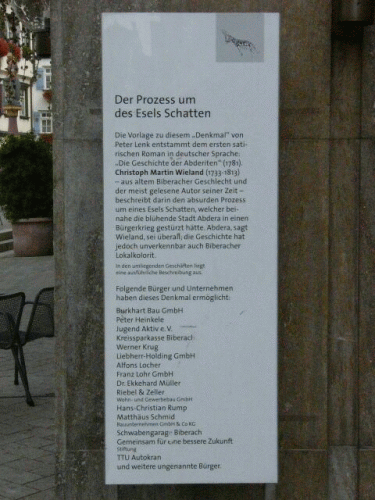 Photo Biberach/Riss : inscription pour l'ne de Biberach