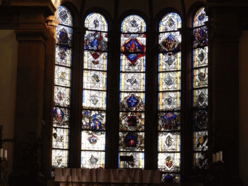 Foto Eberbach: St. Nepomuk Chorfenster