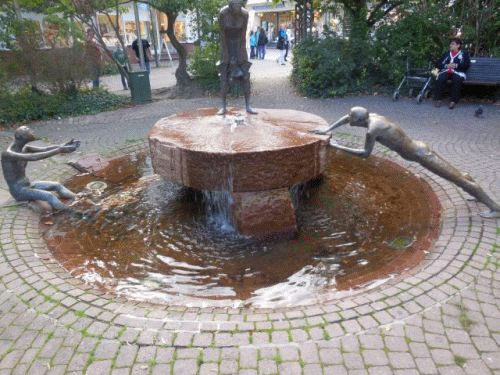 Foto: Springbrunnen in Eberbach