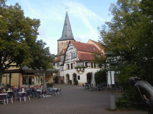Foto Eberbach: Haspelturm mit Spohrschem Haus