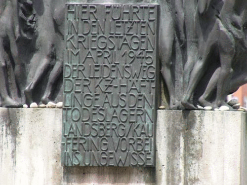Foto Frstenfeldbruck: Gefangene - Inschrift