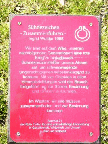 Foto: Inschrift zum Germeringer Shnezeichen West