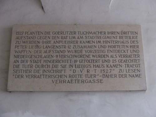 Photo inscription de Grlitz : ruelle des Tratres