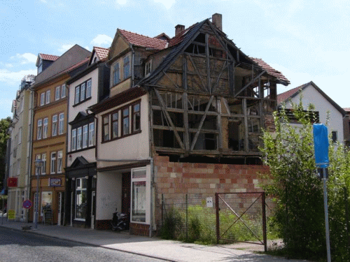Photo Gotha : maison en ruines
