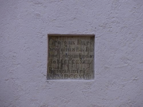 Photo Ingolstadt: Latin Inscription