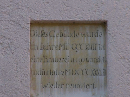 Photo Ingolstadt: German Inscription