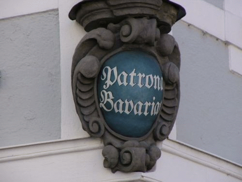 Photo Ingolstadt: inscription of Patrona Bavariae