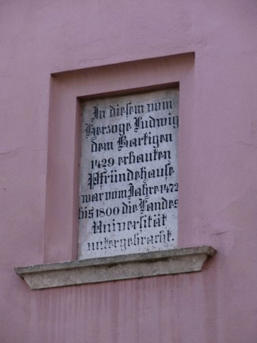Photo High School in Ingolstadt: second inscription