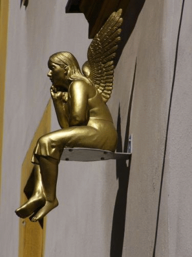 Photo Asam church in Ingolstadt: sitting angel