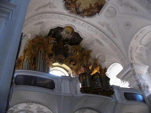 Foto Klosterkirche Irsee: Orgelempore