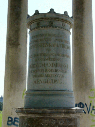 Foto Mnchen: inscription of the Monopteros