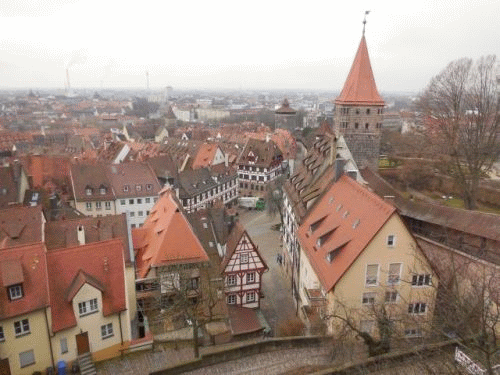 Foto Nrnberg: Blick von der Burg
