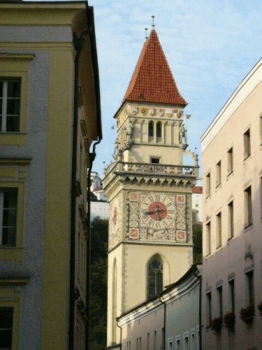 Foto Passau: Uhrturm