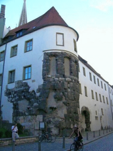 Foto Regensburg: Turm der Porta Praetoria