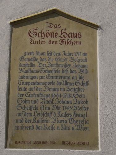 Photo Ulm: inscription of the beautiful house