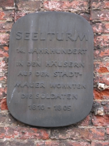 Photo Ulm: inscription of the Seelturm