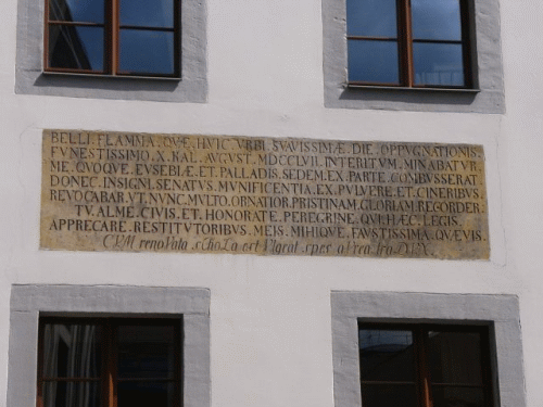 Photo ancien lyce Zittau : premire inscription