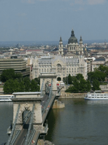 Foto Budapest: Gesamtansicht der Kettenbrcke