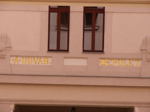 Foto Budapest: Nummerierung der Gozsdu-Hfe und ihrer Gebude