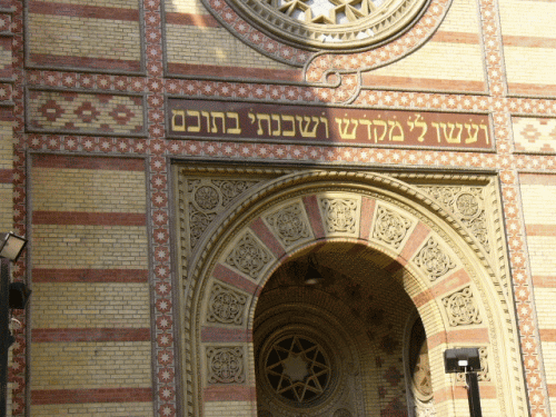 Foto Budapest: Synagogeneingang