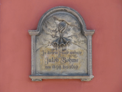 Photo Zgorzelec : maison de Jakob Bhme, inscription allemande
