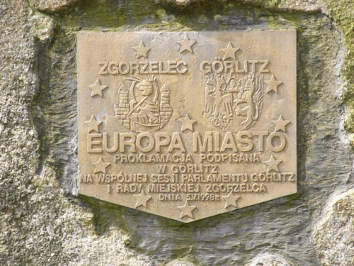 Photo Zgorzelec : inscription de la ville d'Europe de Grlitz-Zgorzelec