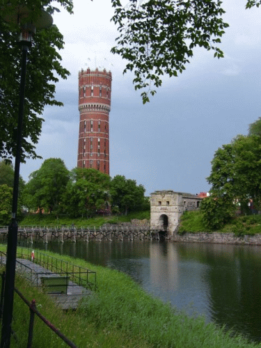 Photo Kalmar : chteau d'eau et porte de la ville