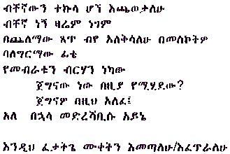 Amharischer Text