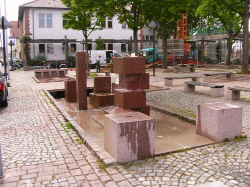 Foto: Brunnen am Messplatz in der Rathausstrae