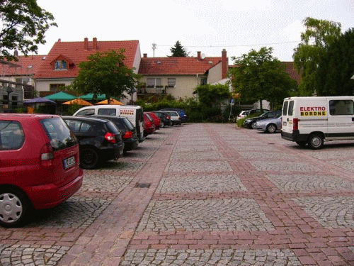 Foto: Parkplatz auf dem alten Messplatz
