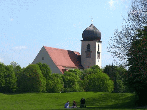 Foto Munique, castelo Blutenburg: igreja das Dores de Jesus