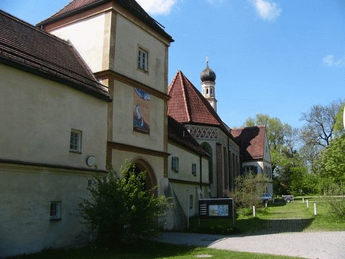 Foto Munique, castelo Blutenburg: entrada principal