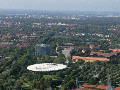 Foto Munique: Velódromo olímpico e castelo de Nymphenburg