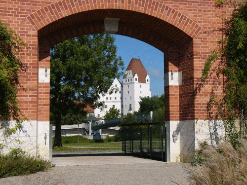 Photo Ingolstadt: Fortification, pedestrian bridge, and New Castle