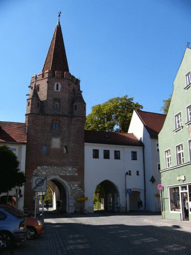 Foto Ingolstadt: Kreuztor von der Altstadt aus