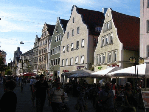Photo Ingolstadt: gables in the pedestrian street