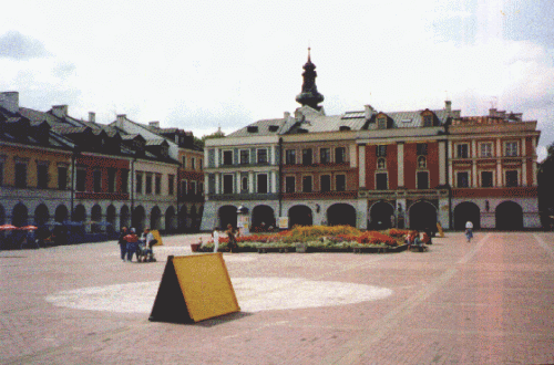 Photo Zamosc: buildings with porches