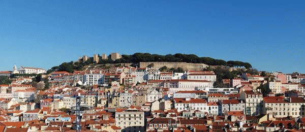 Foto: Castelo de São Jorge em Lisboa.